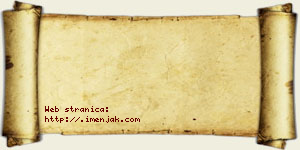 Damjan Medaković vizit kartica